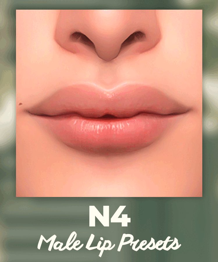 Галерея мода Пресеты губ для мужчин Male Lip Presets №4-9 #1